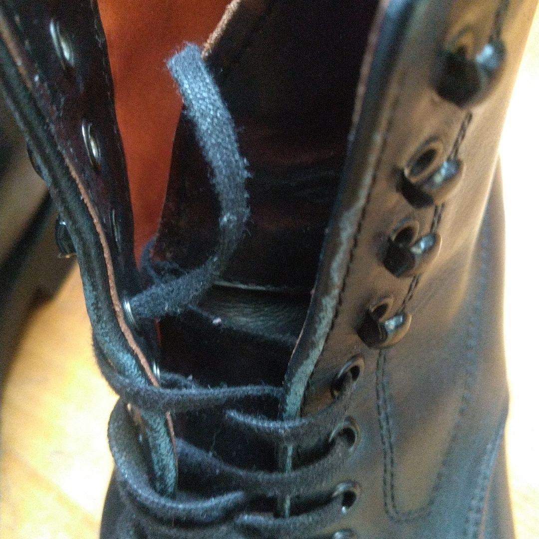 WEELROBEキャップトゥレ―スアップブ―ツ(BLACK)サイズ:約24.5㎝