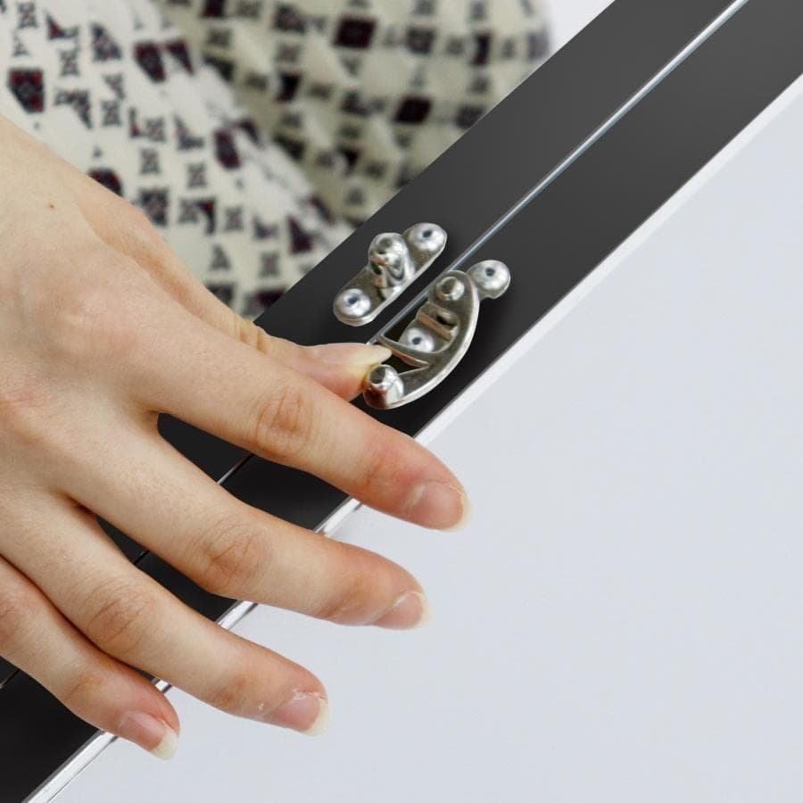 割れない鏡 軽量 ダンスミラー 大型鏡 160cm 姿見 全身鏡 黒 2054