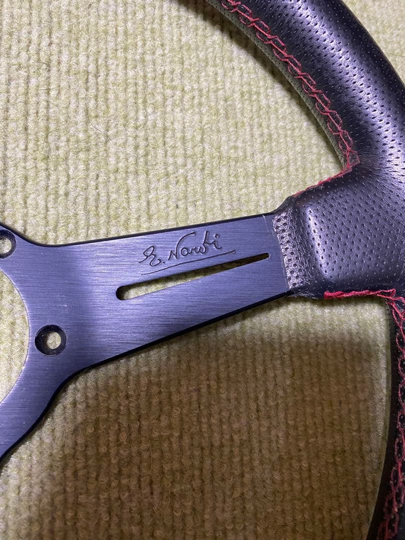 24時間限定価格NARDI ナルディステアリング360mmレザー張替カスタム品