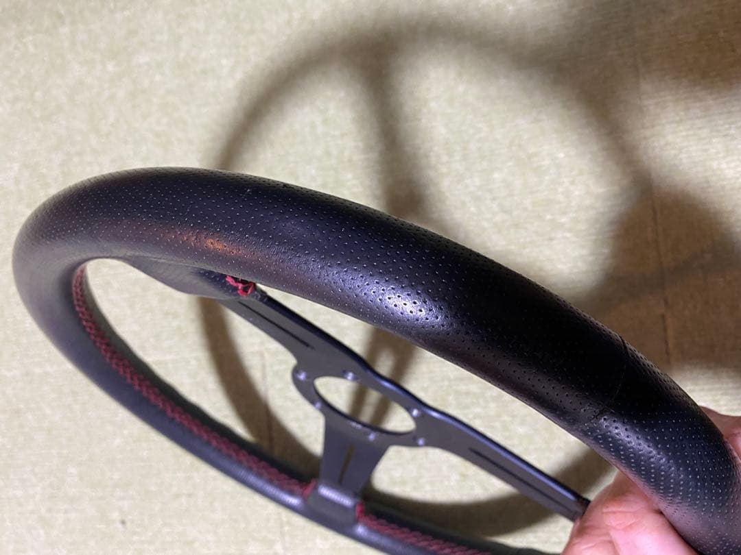 24時間限定価格NARDI ナルディステアリング360mmレザー張替カスタム品