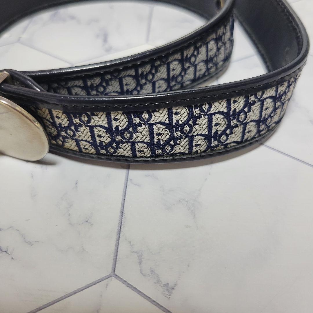 Dior　オブリーク　ジャガード　ロゴマーク総柄ベルト