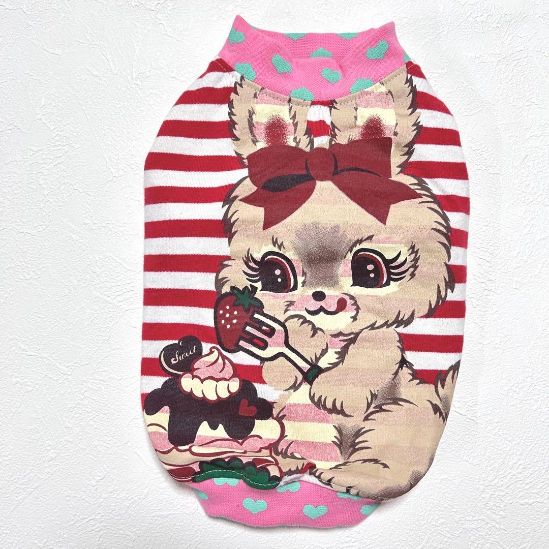 mugicha ●犬服●ハンドメイド 胴38 NO.725