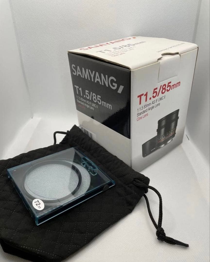 【美品】SAMYANG T1.5/85mmフジフイルム Xマウント 単焦点レンズ