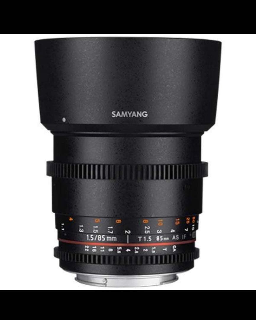 【美品】SAMYANG T1.5/85mmフジフイルム Xマウント 単焦点レンズ