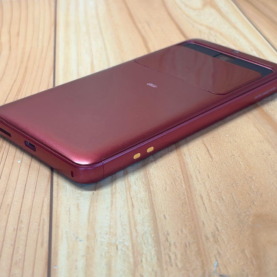 SIMフリー 本体 BASIO 3 KYV43 32 GB 172G4 レッド