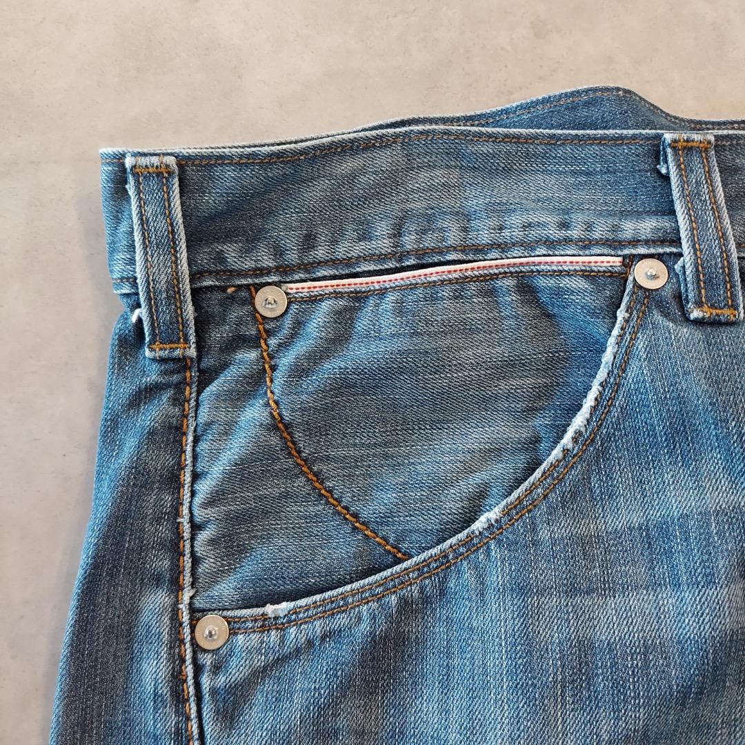 リーバイス エンジニアード ジーンズ W36 00s 青 古着 立体 18586