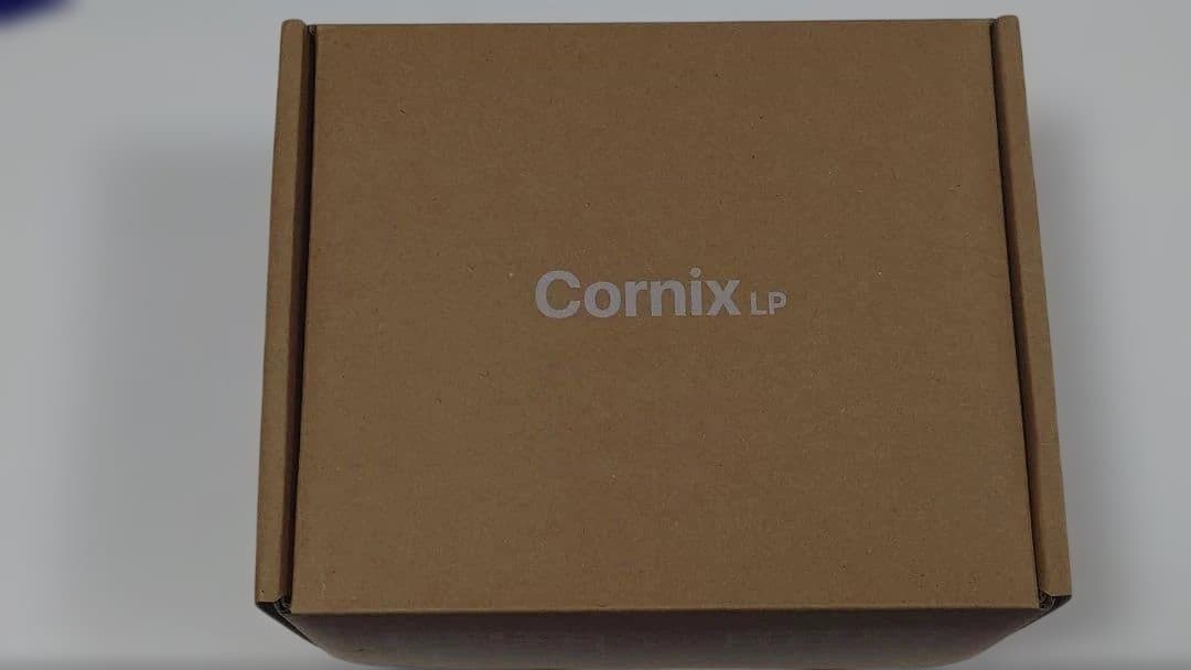 【ケース付】Cornix LP 分割無線キーボード｜VIAL対応｜技適｜シルバー