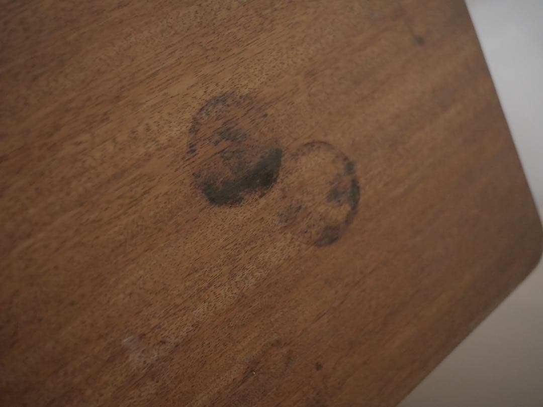 ②コーヒーテーブル　サイドテーブル　机　古家具　古道具　アンティーク　昭和レトロ