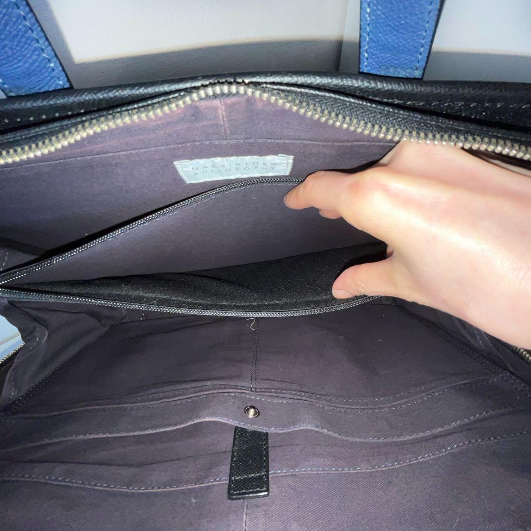 マッキントッシュ レザー ビジネスバッグ スーツケース 2WAY ブラック