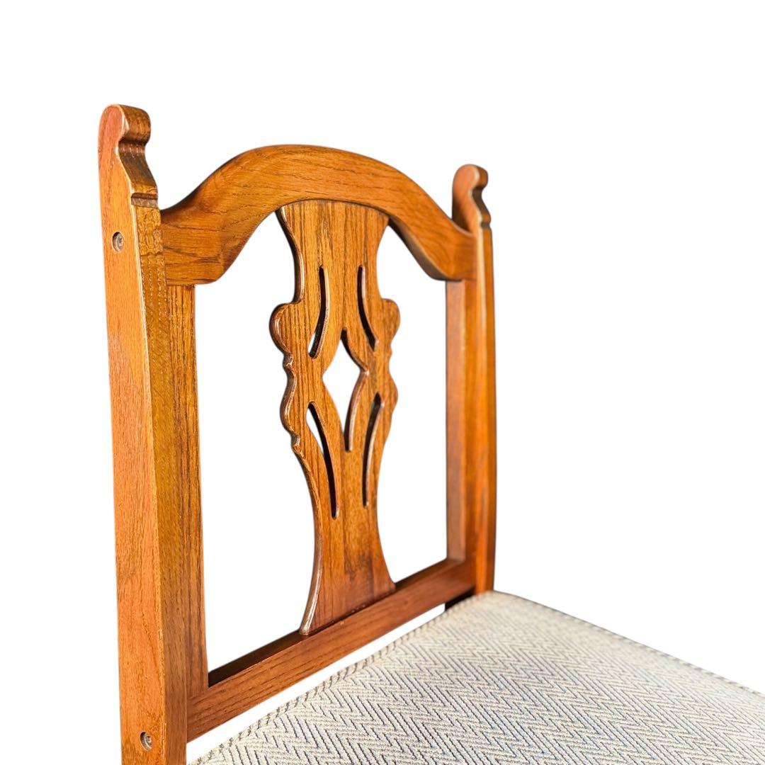 HR802 三越ブルージュ　アームレスチェア　ダイニングチェア