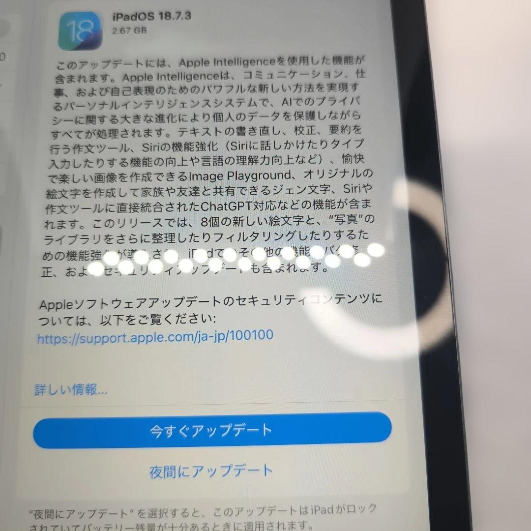 d*n様 iPad 第8世代 32GB セルラーモデル 32GBスペースグレイ