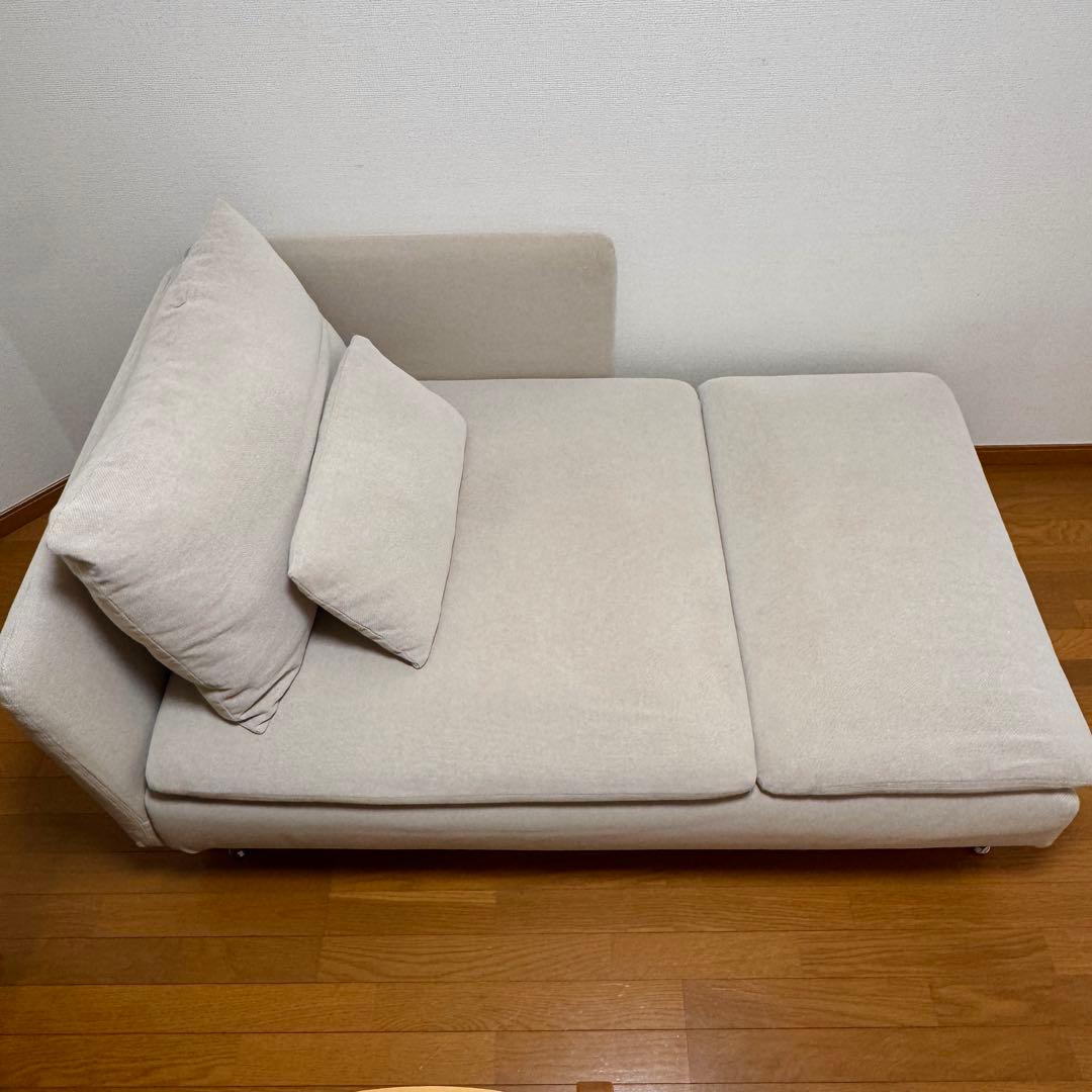 ★SALE★【美品/都内無料配送】IKEA ソーデルハムン 寝椅子 ベージュ