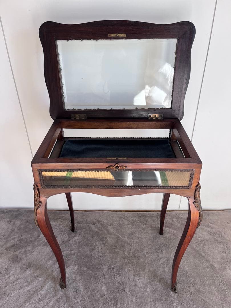英国アンティーク キャビネット 1900年頃 エドワーディアン マホガニー