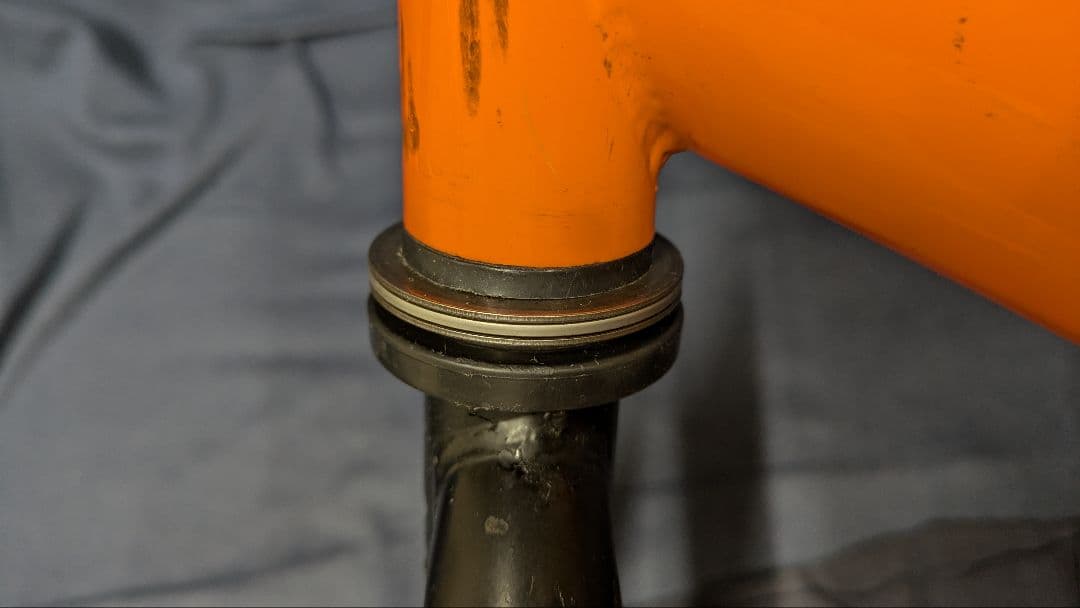 ストライダー　カスタムパーツ含　オレンジ　ダディラボホイール　極反り棒