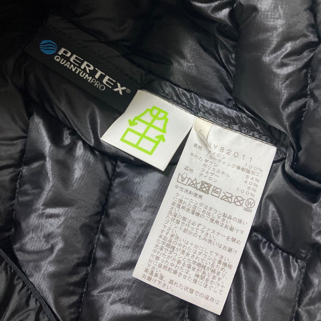 ノースフェイス ライトダウンジャケット パーカー　ブラック　L NY82011