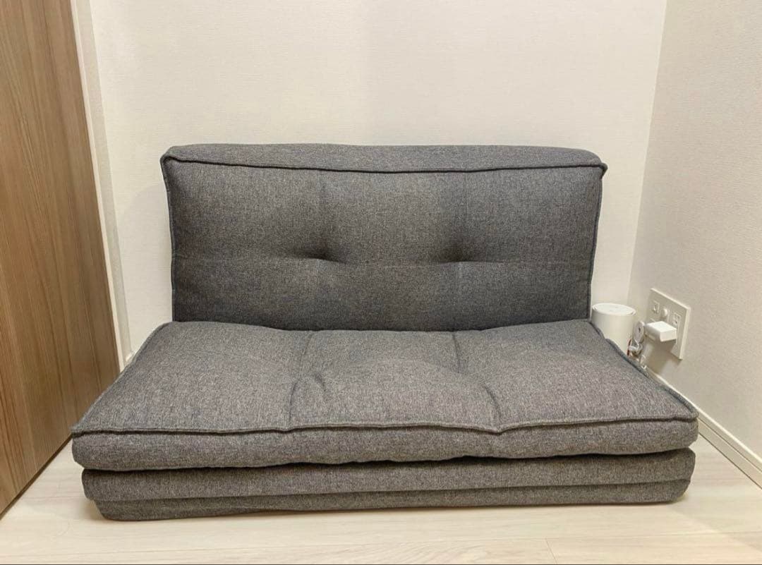 【美品❣️】ニトリ　カジュアルソファキッド3 ローソファ　ソファベッド