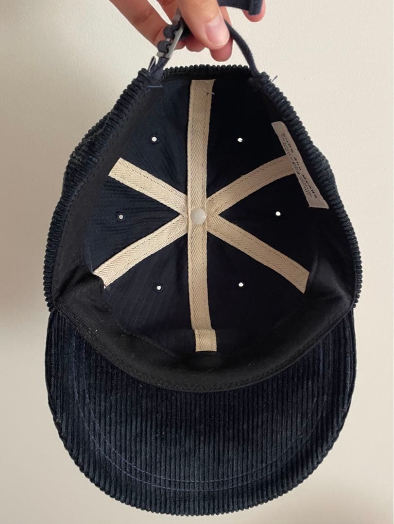 ends and means cord 6panels cap コーデュロイ