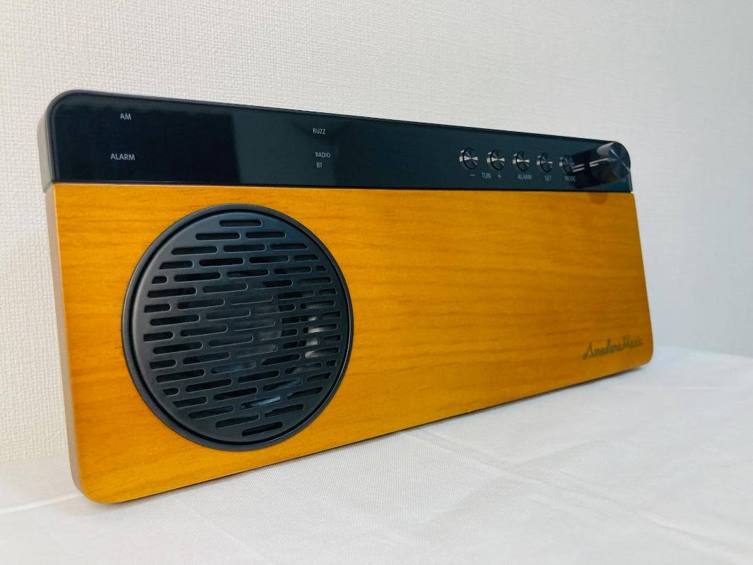 【極美品】Amadana UVZZ-10065 ワイヤレス スピーカーFMラジオ