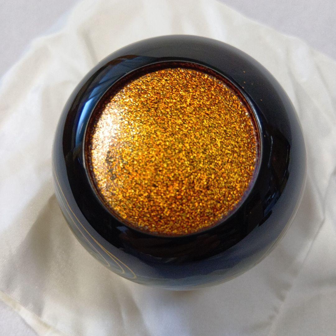 茶道具　大棗雲錦流水蒔絵