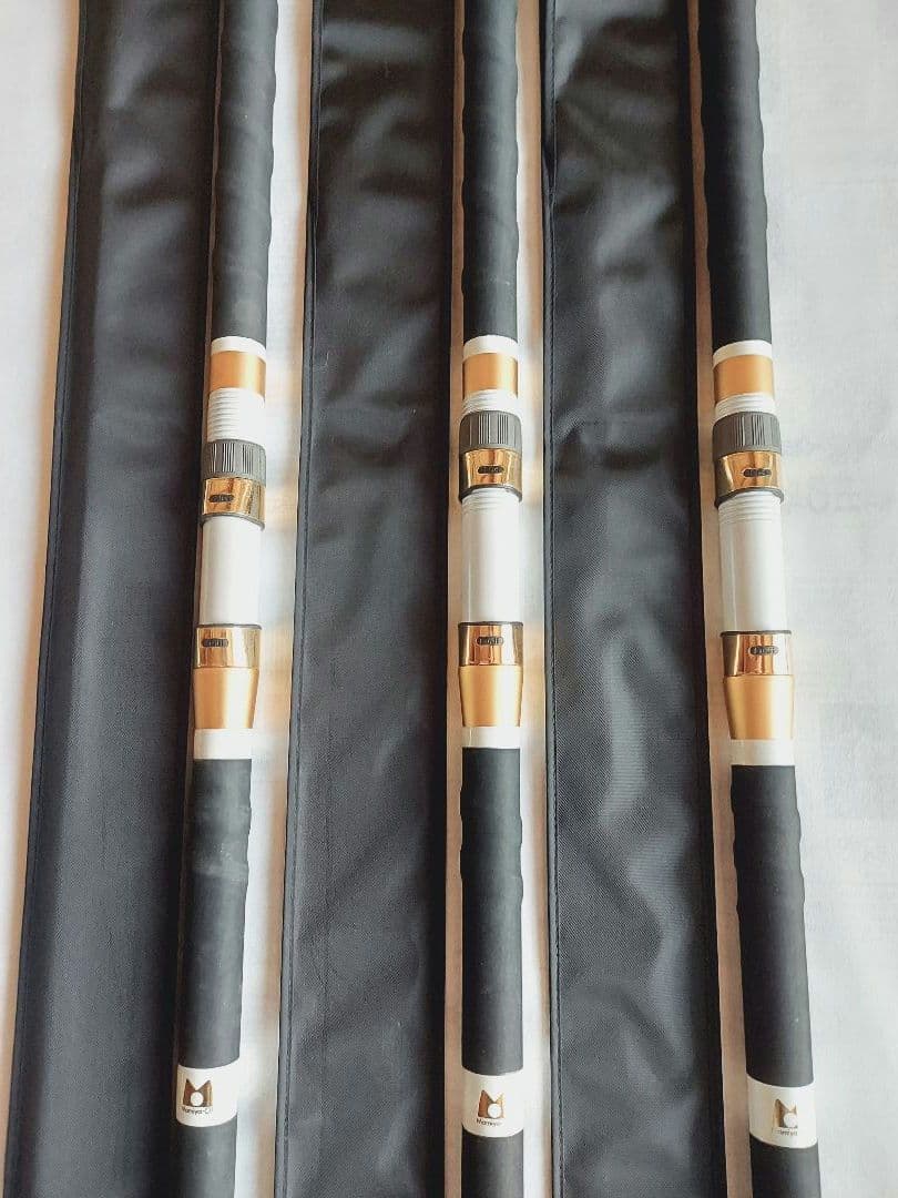 未使用品3本セット Mamiya-OP 巨鯉竿BC 480ベイトモデル 鯉釣り