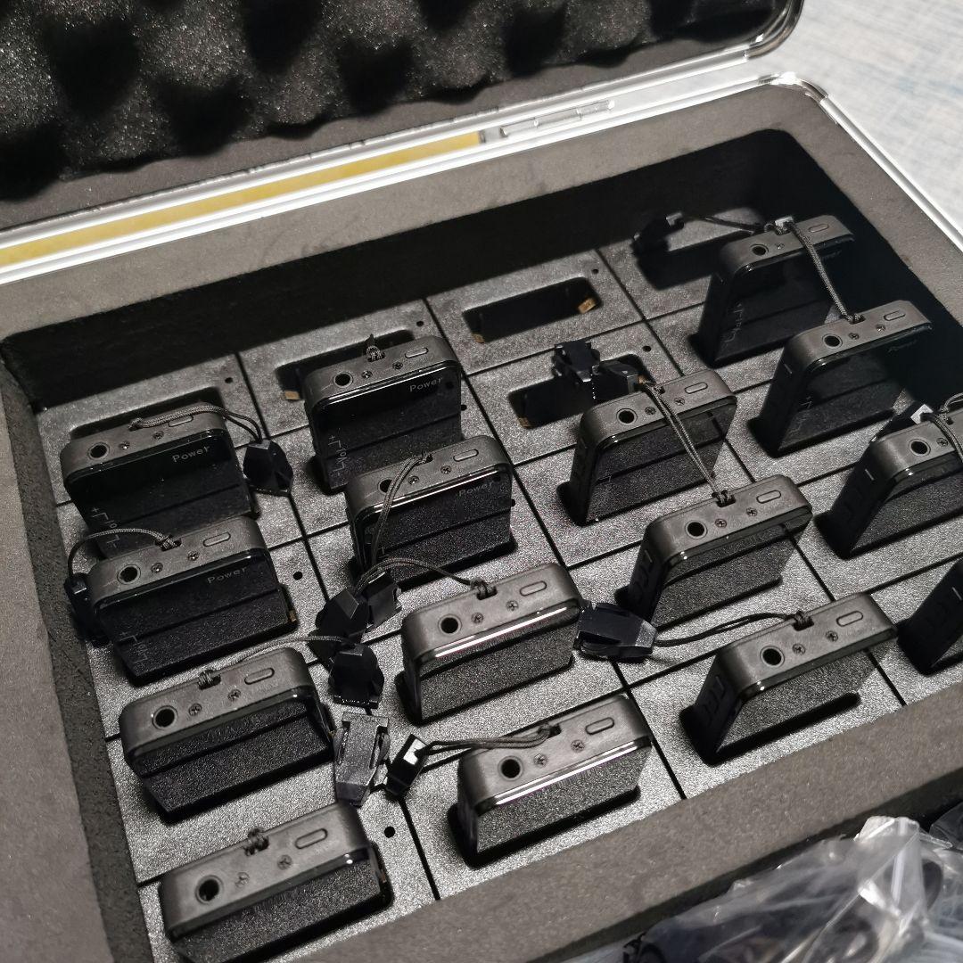 デジタルワイヤレスガイドシステム送信機 Ronk RG2401SV 15子機付き