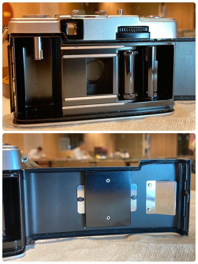 ★フィルム入門に！★オリンパスpen ee2 ★リザード本革グリーン★初期保証付