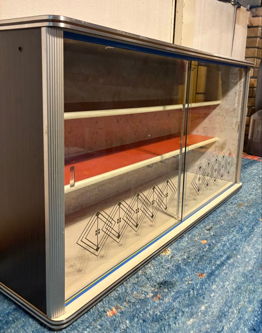 【希少】昭和レトロ MON FURNITUREガラスショーケース70’s ポップ