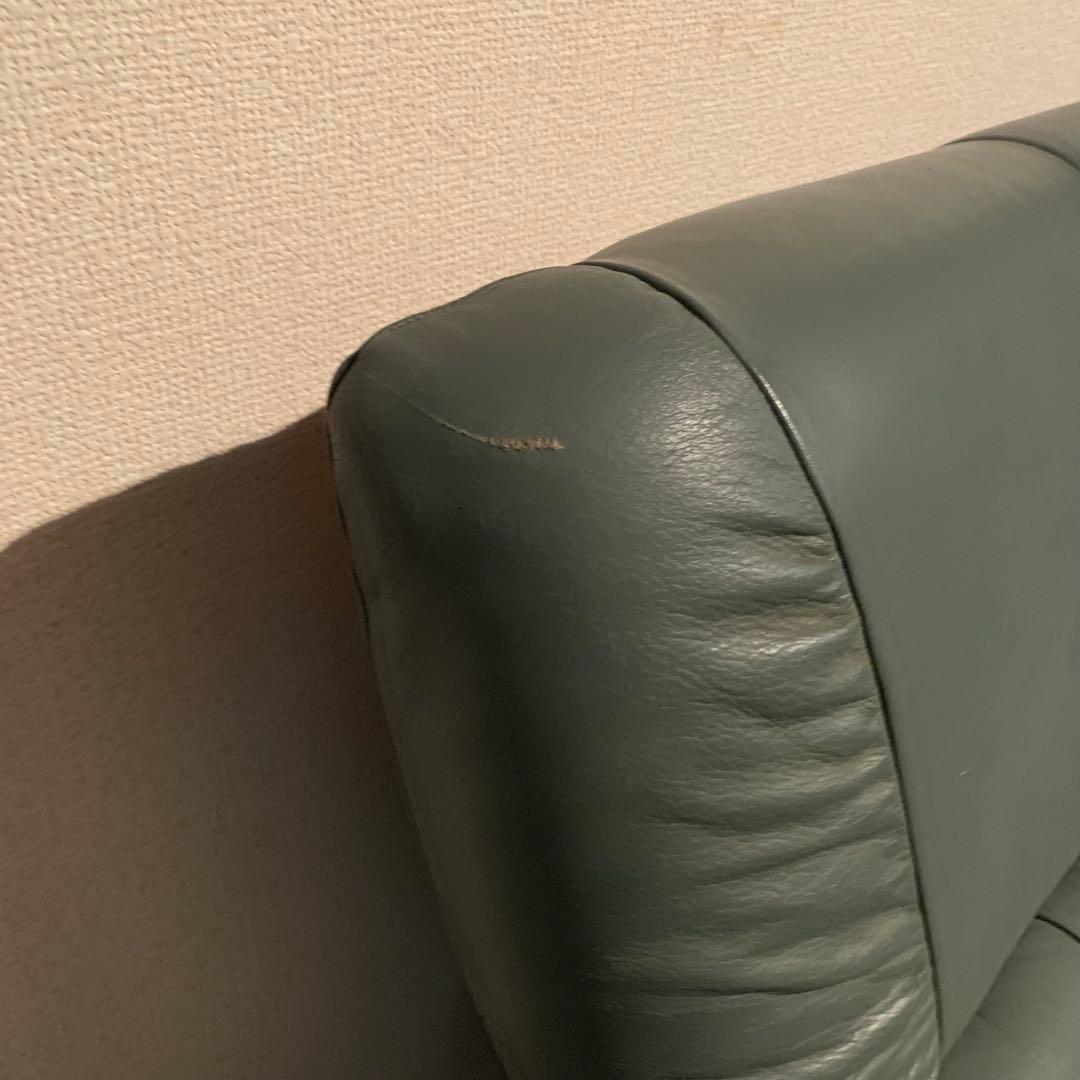 カリモク チターノ ソファ 本革 ハイバック 送料込み