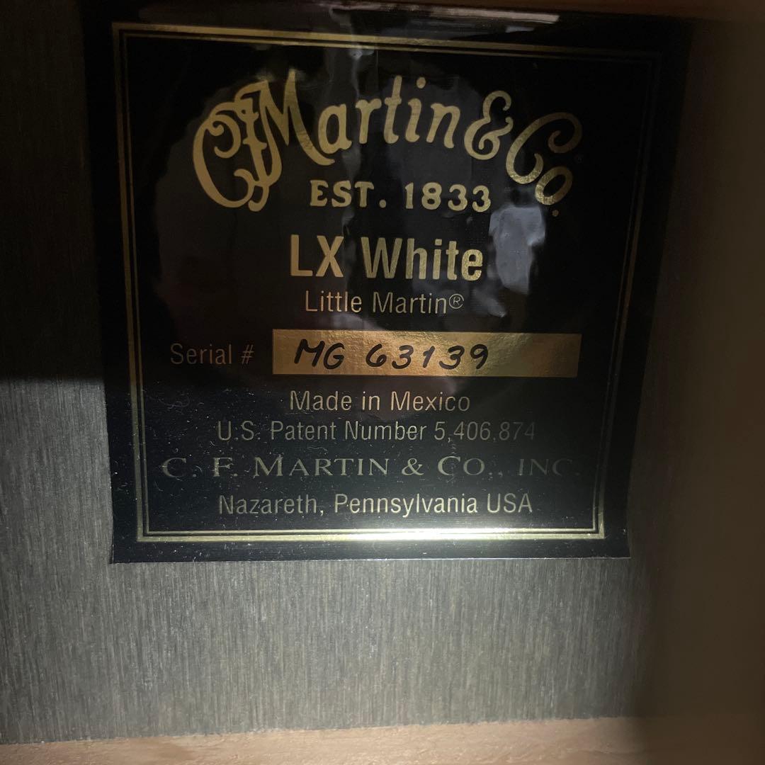 廃盤超希少✨Martin LX WHITE リトルマーチン　トラベルギター　白