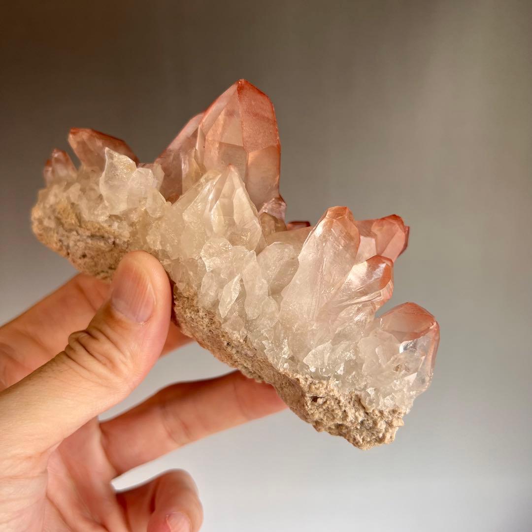 超レア　ストロベリーレムリアン　ディアマンティーナ産　クラスター　27