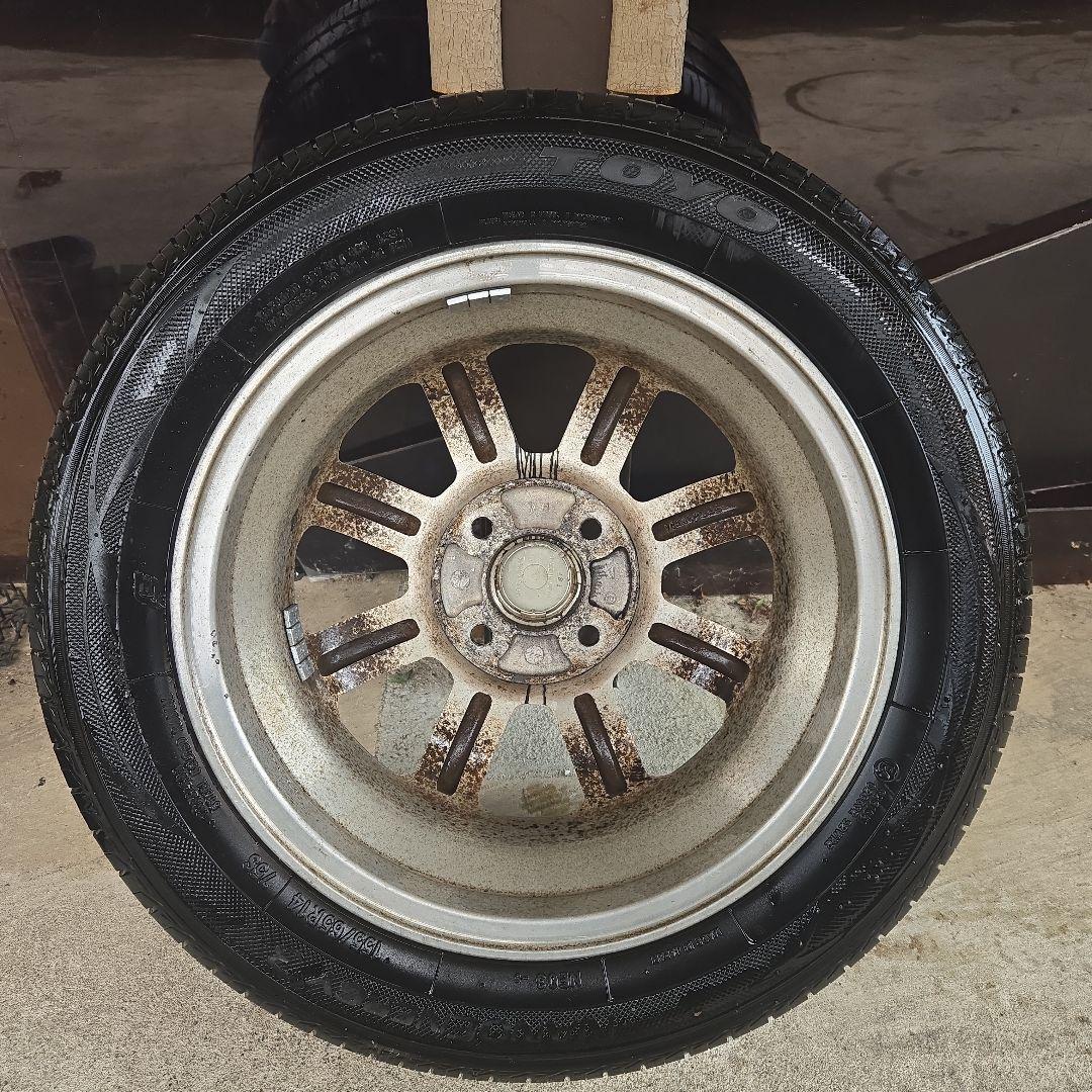 ミニライト　アルミホイールタイヤセット　155/65/14　軽自動車