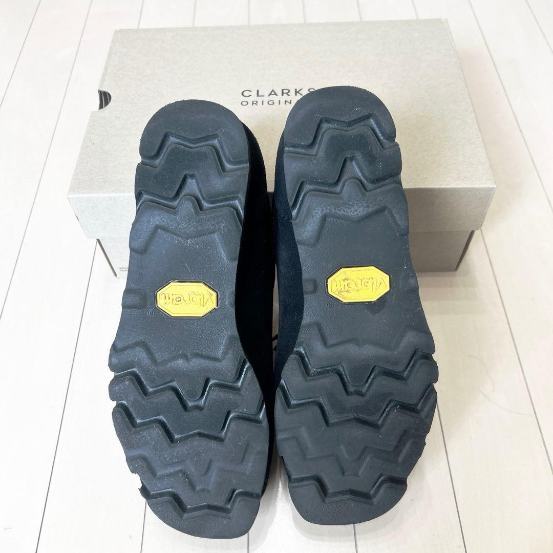 クラークスワラビー　ゴアテックス　黒　UK7