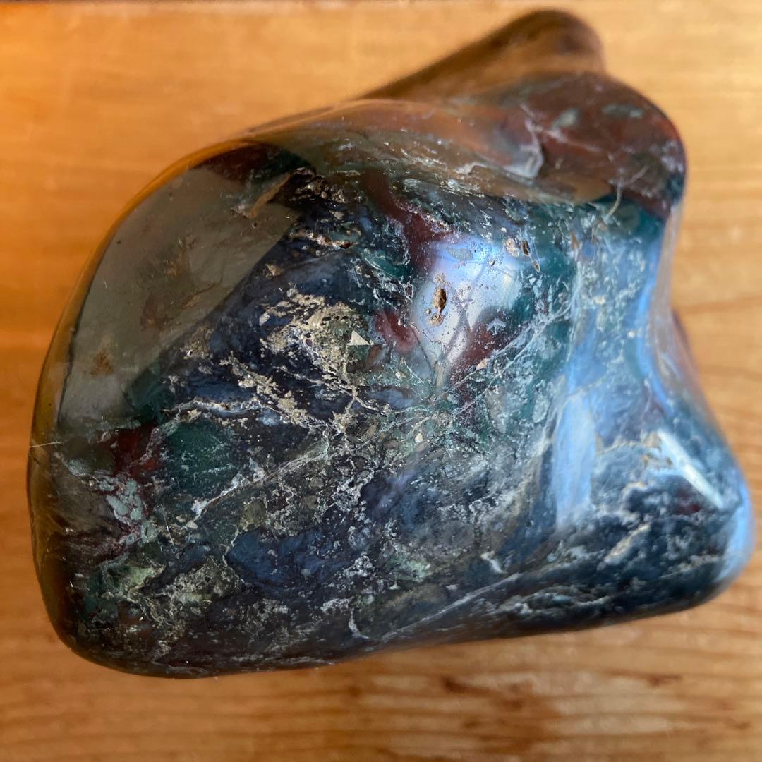 蔵出し！昭和レトロ・アンティーク＊　国産鉱物・天然石置き飾り石・台座付き　＊