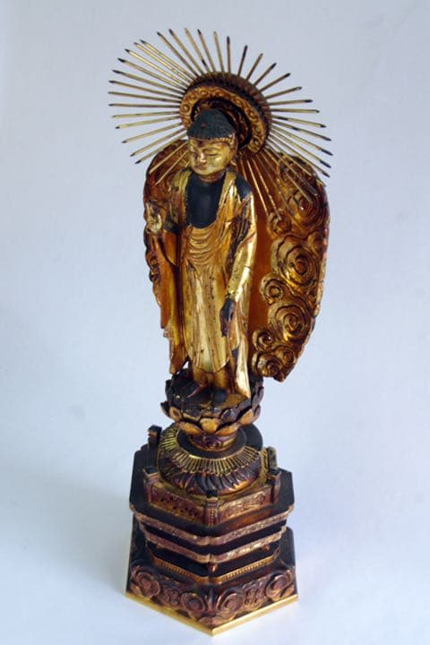 【 阿弥陀如来像 】 仏壇仏具 仏像 浄土真宗本願寺派