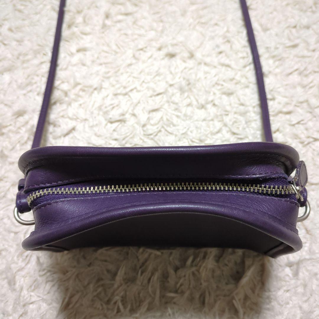 オールドコーチ パープル レア色 ミニショルダーバッグ