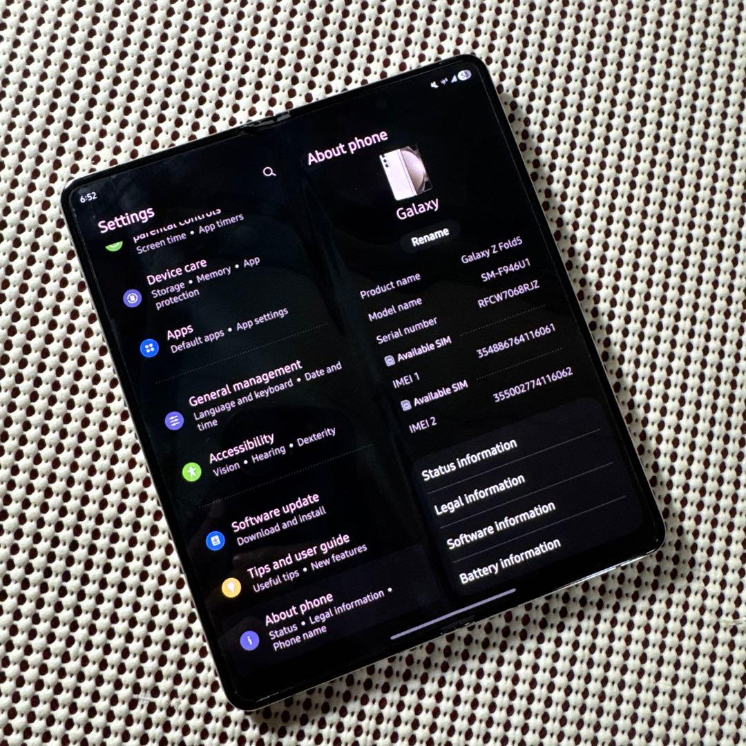 Galaxy Z Fold5 SIMフリー 512GB - SMF946U1