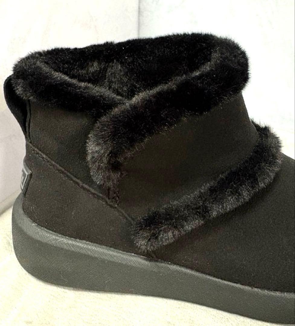 新品コロンビア24防水保温防滑ショートスノーブーツファーオムニヒート黒