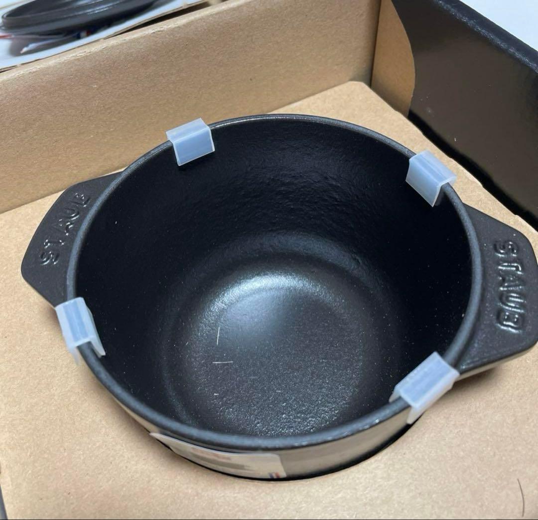 新品・未使用 staub ラココットデゴハンS ブラック ストウブ キッチン用品