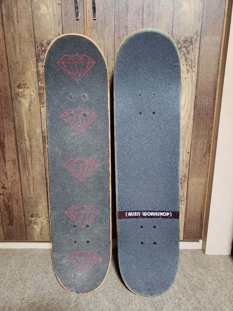 スケートボード　コンプリート　サイズ違い 2台　初心者にも