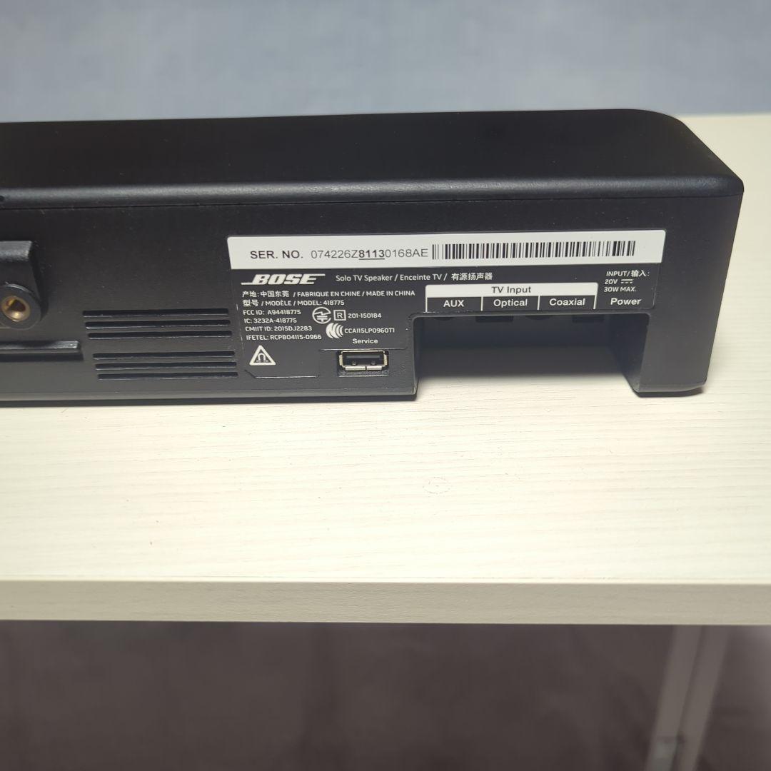 スピーカー・ウーファー BOSE SOLO TV Bluetooth Speaker