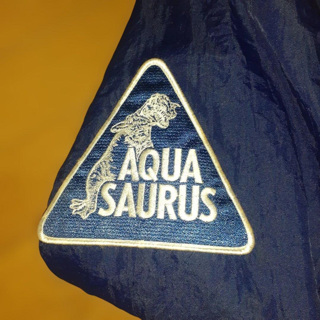 釣り　アクアザウルス　ジャンパー　 スタジャン 　古着　メンズ　希少　M