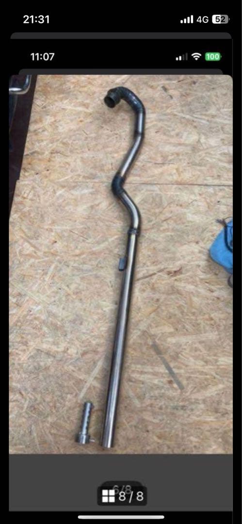 t　sr400 s500 アップマフラー　ワンオフ　1jq チョッパー