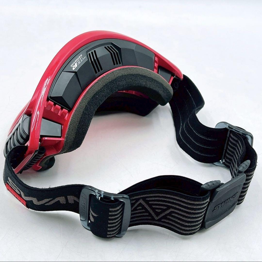 SWANS ターボファン付ゴーグル POLA+OP tec偏光ミラー 動作確認済