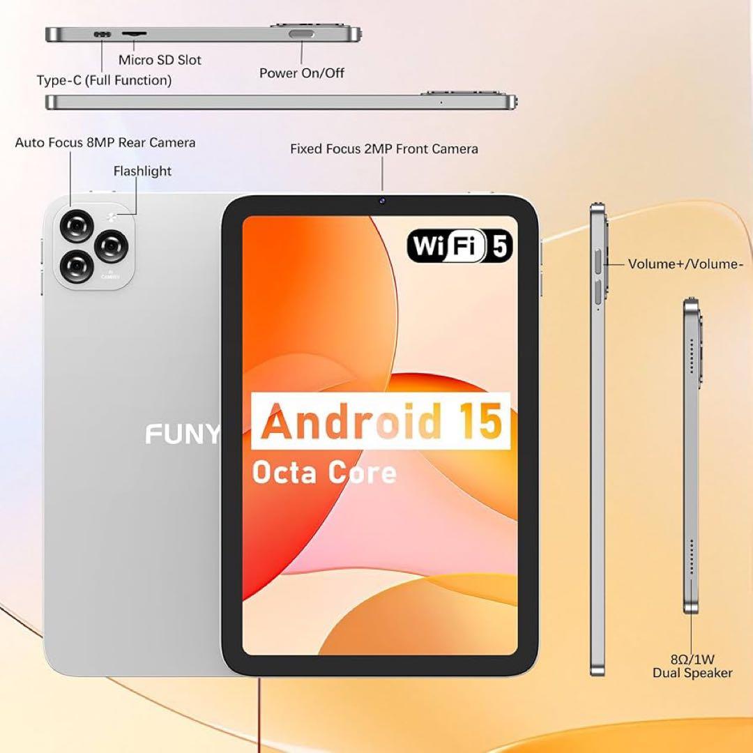 Androidタブレット 6コア 8GB 128GB