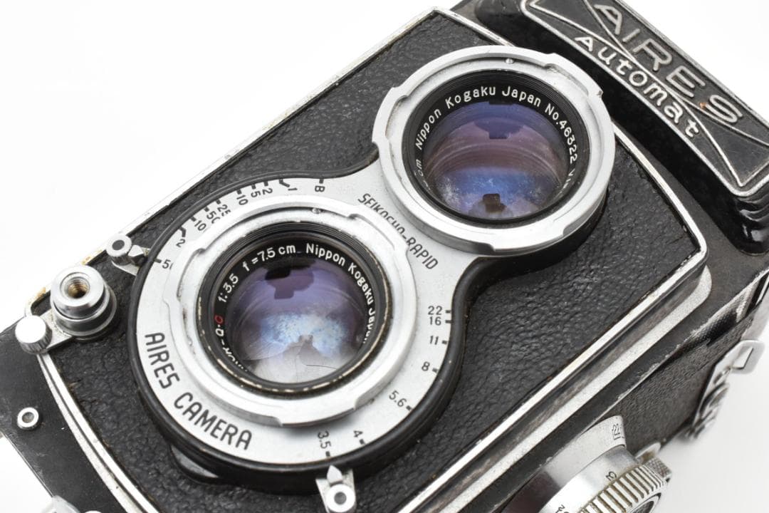 Aires Automat 二眼レフカメラ レザーケースQC 75mm F3.5