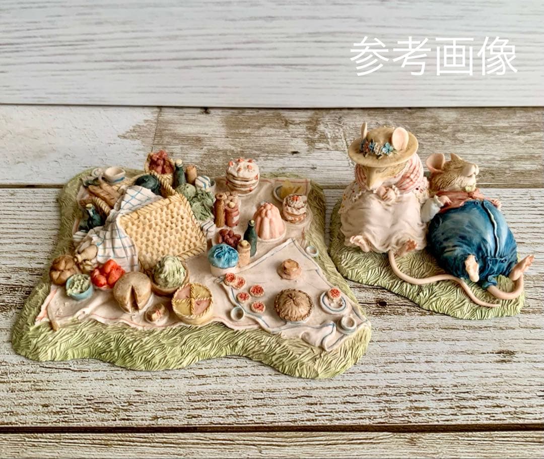 ピクニックブランケット ブランブリーヘッジ フィギュリン 置物