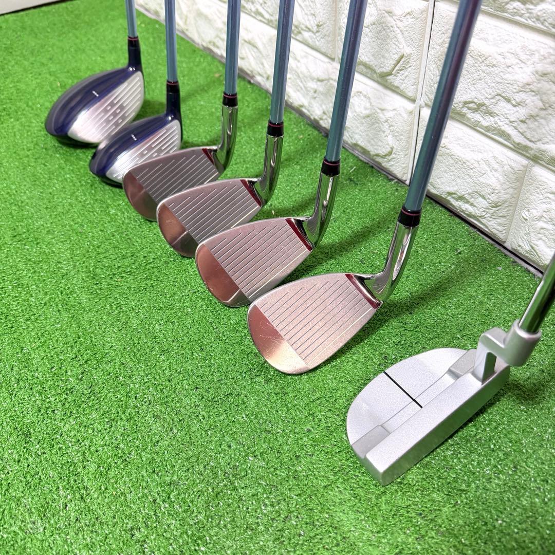 ゴルフセット　美品　ELLE レディース　カーボンシャフト　すぐ使える　良好