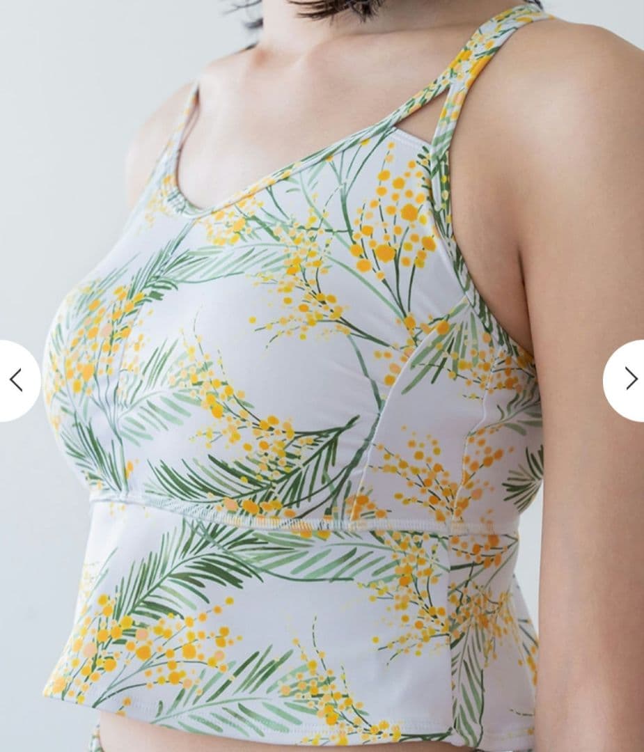 【新作新品未開封】SUKALAスプリングフラワーフレアブラトップ ミモザLサイズ