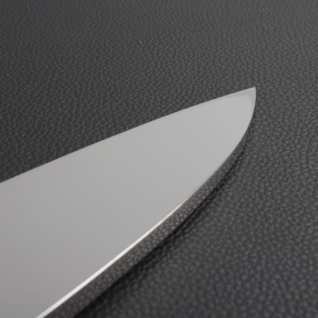 10660 出刃包丁 8寸 鏡面仕上げ 刺身包丁 本出刃 黒檀黒水牛角八角柄