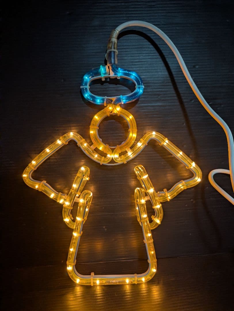 つ*ん様 クリスマス イルミネーション ツリー スター 天使 ネコ モチーフ ま